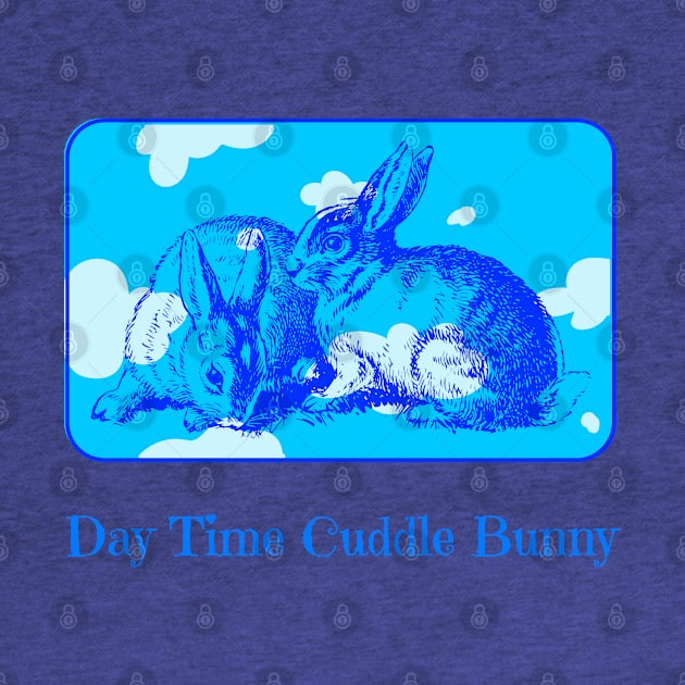 “Day Time Cuddle Bunny” Cuddling Bunnies by Tickle Shark Designs